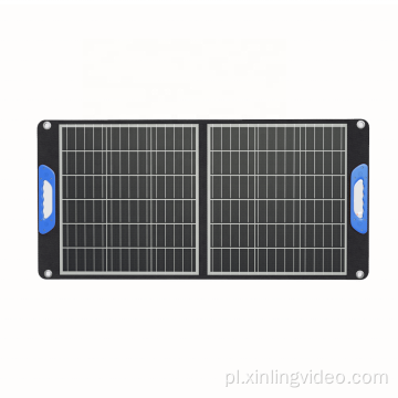 100W przenośny składany monokrystaliczny panel słoneczny